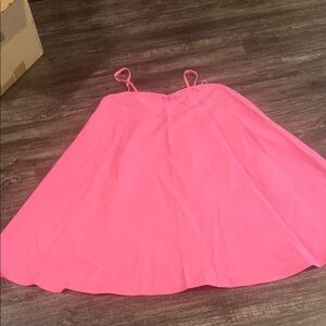 Vibrant Pink Spaghetti Strap Dress